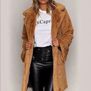 Women’s Oversized Teddy Bear Coat (NWT)